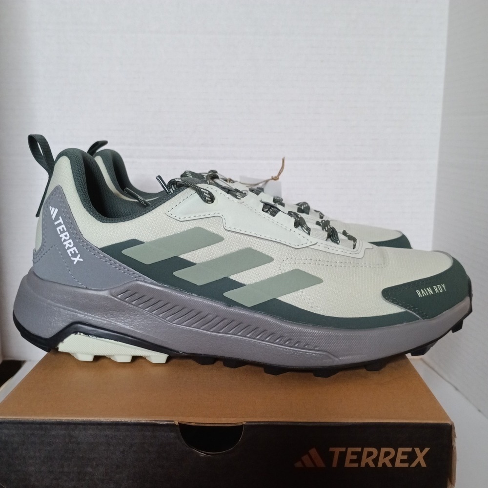 Adidas Terrex Anylander Rain.RDY Hiking Shoes Green Women's Size 9.5 JI1320